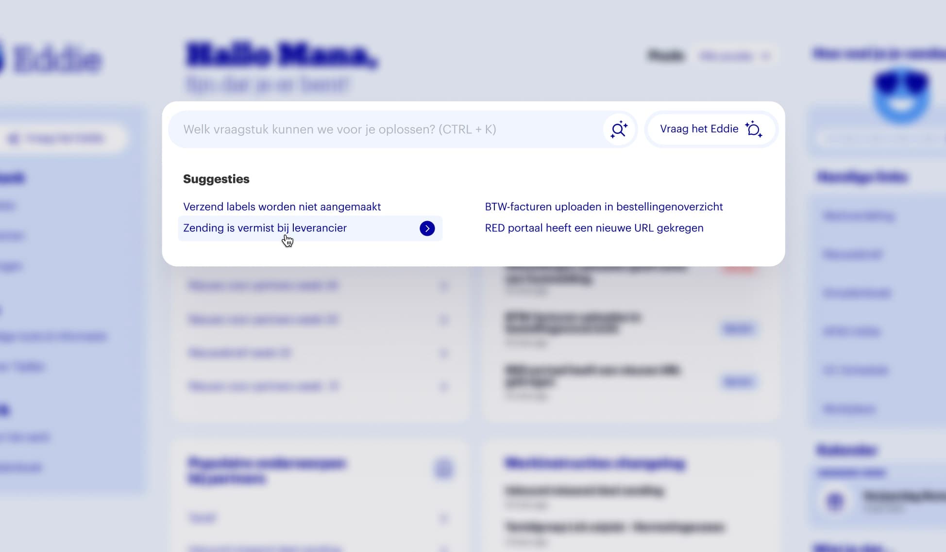 Semantic search interface