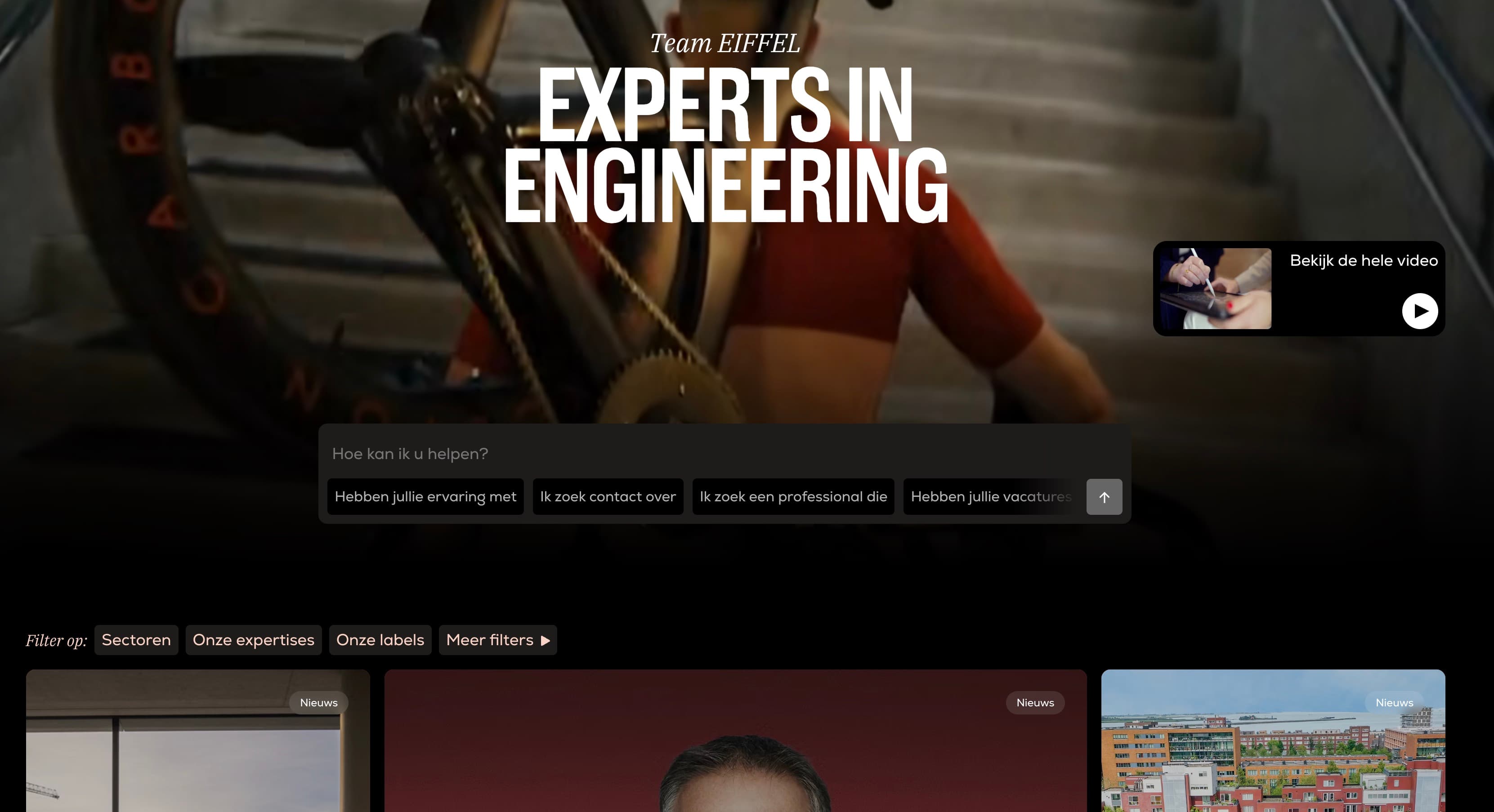 Content grid with taxonomy filtering